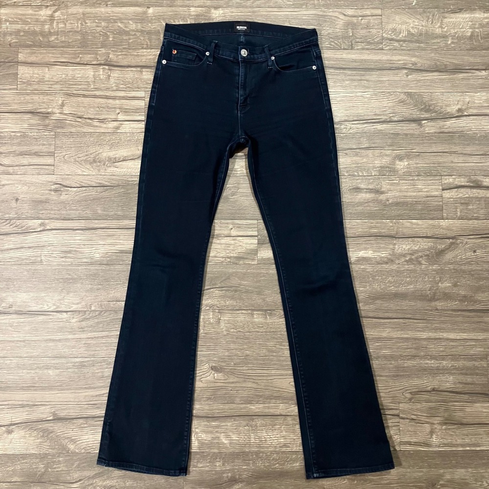 Hudson Love Midrise Bootcut Jeans Women's Size 29 Dark Wash Indigo Made In USA